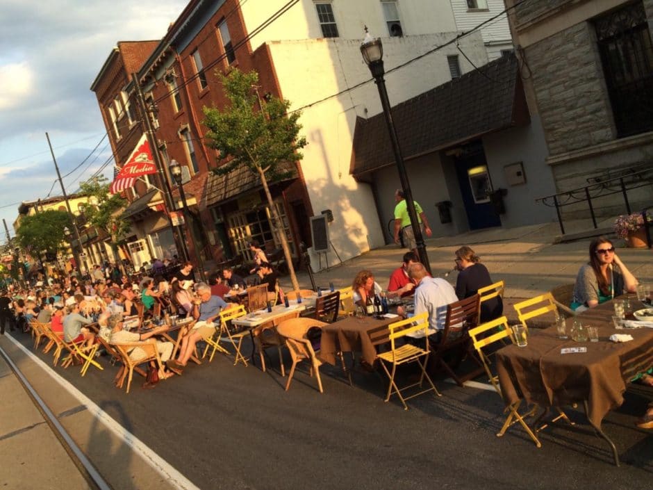 Media’s 9th Annual Dining Under the Stars in Full Swing — The Town Dish
