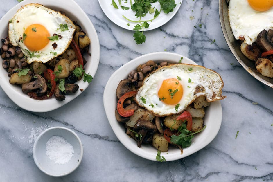 New Year’s Day Brunch Recipe to Try BlackEyed Peas with Eggs and